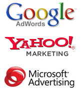Pay Per Click advertising platforms google,bing,yahoo